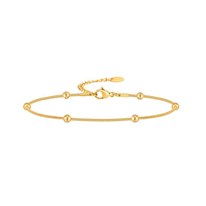 Satellite Anklet in Gold