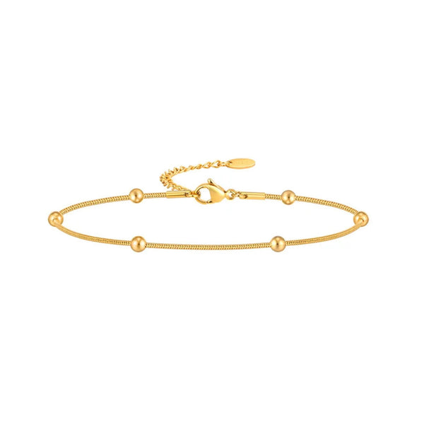 Satellite Anklet in Gold