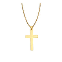 Load image into Gallery viewer, Cross Pendant Necklace in Gold