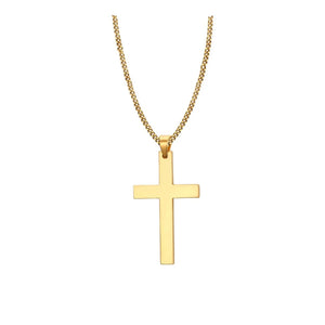 Cross Pendant Necklace in Gold