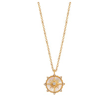 Load image into Gallery viewer, Wheel of Fortune Pendant Necklace in Gold