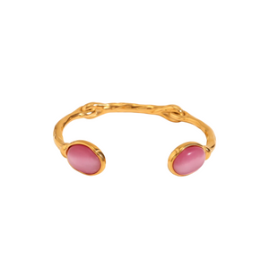 Agate Open Bangle