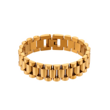 Load image into Gallery viewer, Watch Chain Bracelet 15mm in Gold