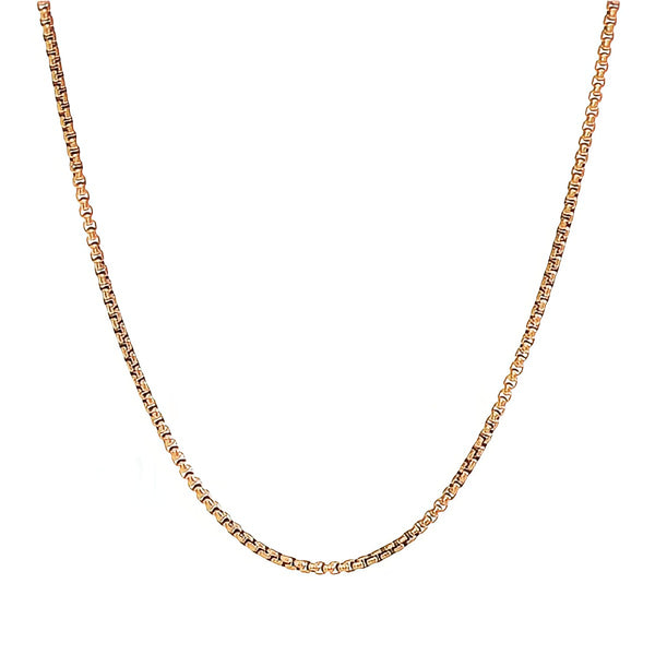 Box Chain Necklace - Gold