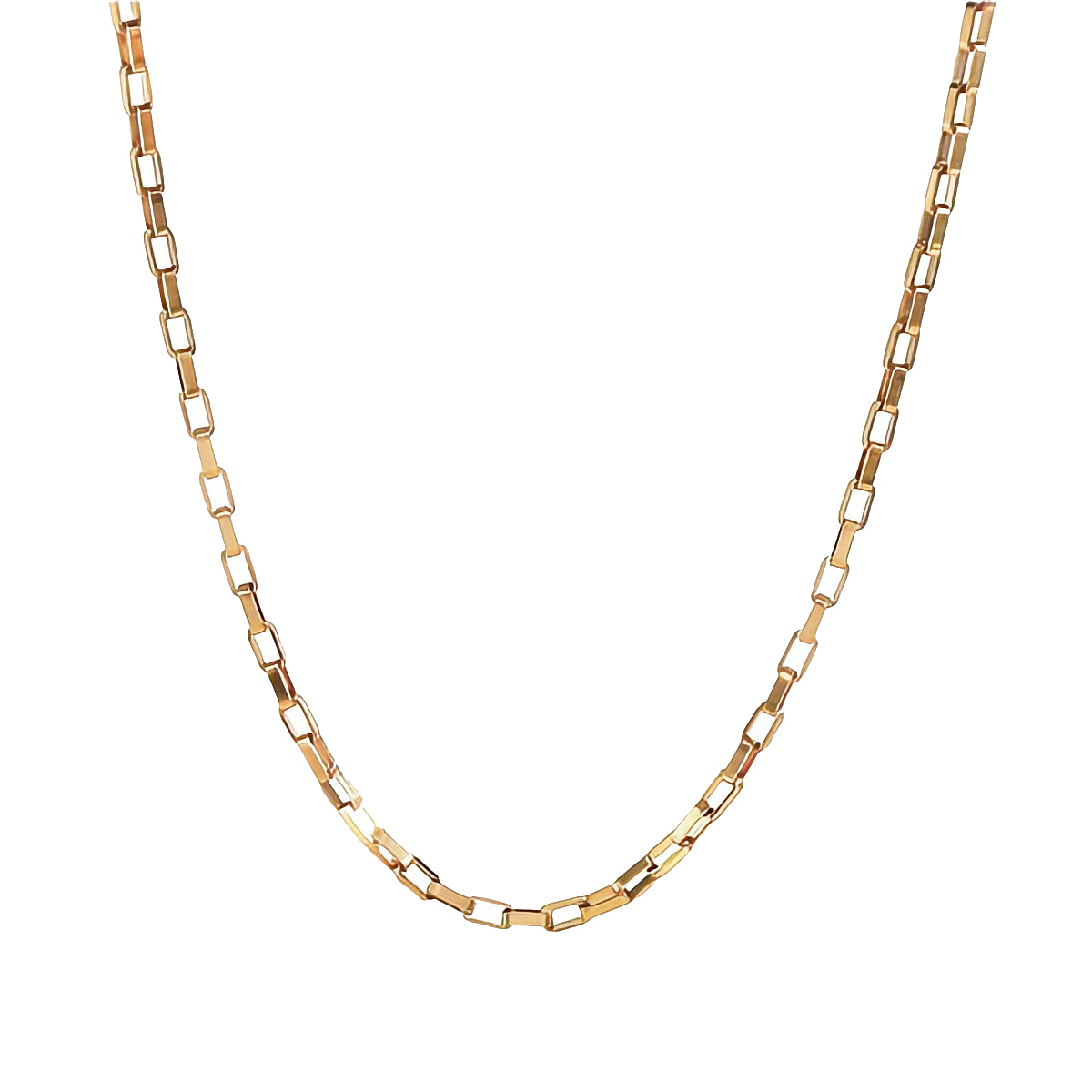 Belcher Chain Necklace in Gold