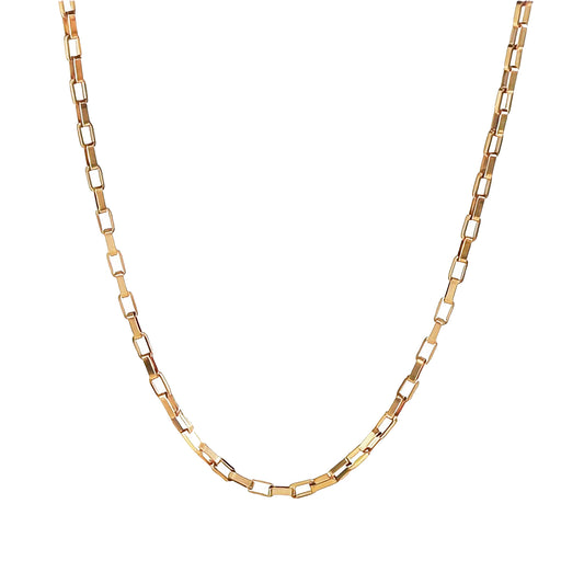 Belcher Chain Necklace in Gold