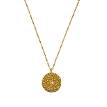 Load image into Gallery viewer, sky coin necklace gold pendant gift