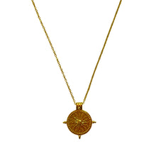 Load image into Gallery viewer, Wanderlust Compass Pendant Necklace