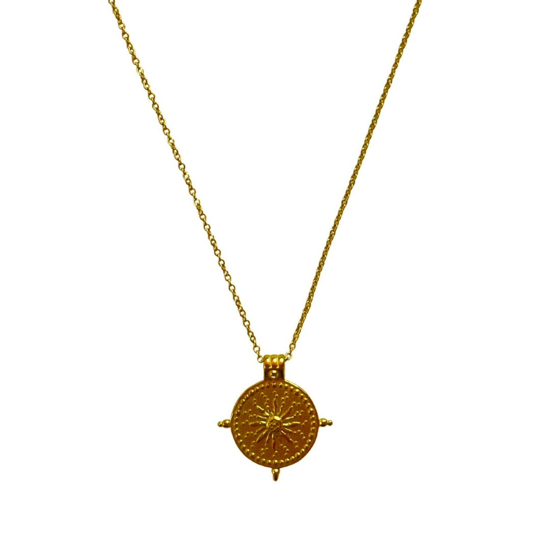 Wanderlust Compass Pendant Necklace