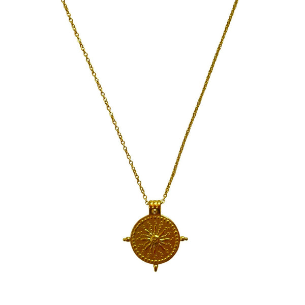 Wanderlust Compass Pendant Necklace