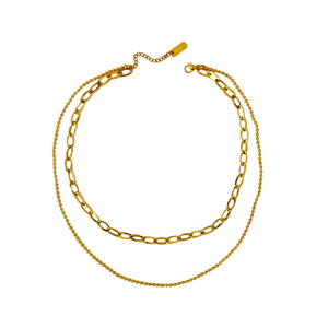two row chain necklace