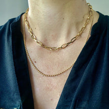 Load image into Gallery viewer, two row chain necklace