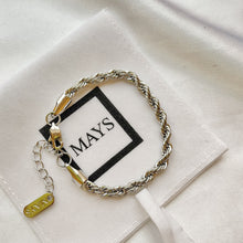 Load image into Gallery viewer, Rope Chain Bracelet - Silver Color - 5mm