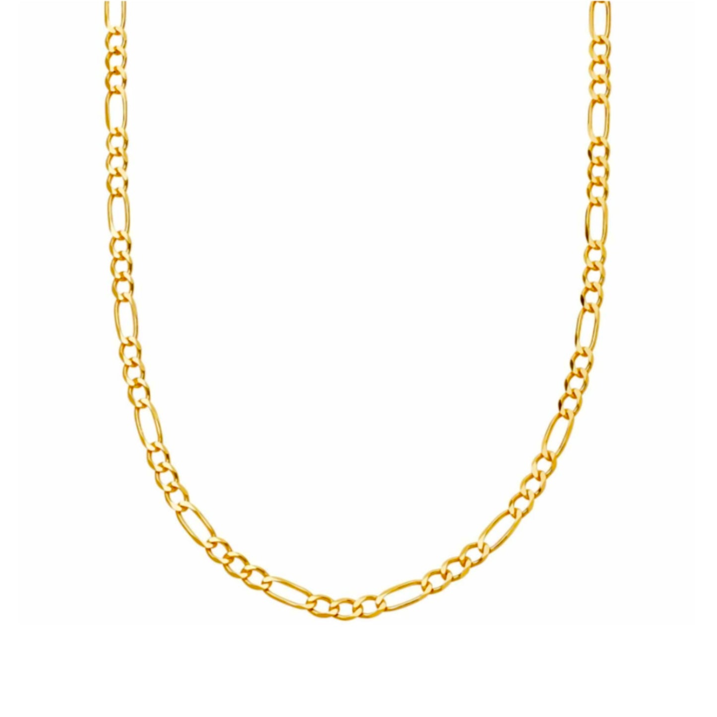 figaro chain necklace gold
