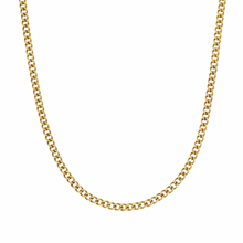Load image into Gallery viewer, curb chain 18k gold necklace 1