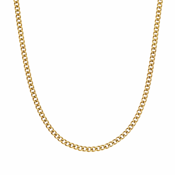 curb chain 18k gold necklace 1