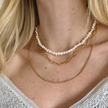 Load image into Gallery viewer, two row chain necklace