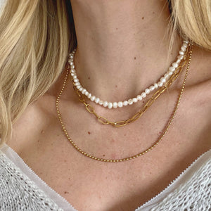 two row chain necklace