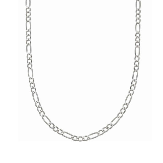 figaro chain necklace silver
